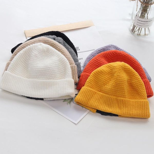 

beanie/skull caps autumn winter beanie hat for men women stretch knitted warm melon hats solid hip-hop casual beanies bonnet gorro, Blue;gray