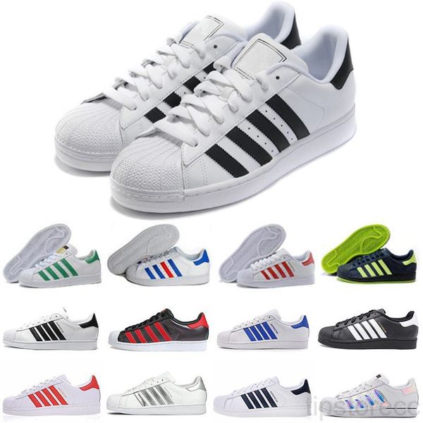 

2020 originals superstar white hologram iridescent gray gold superstars 80s pride sneakers super star women men sport casual shoes eur fe3s