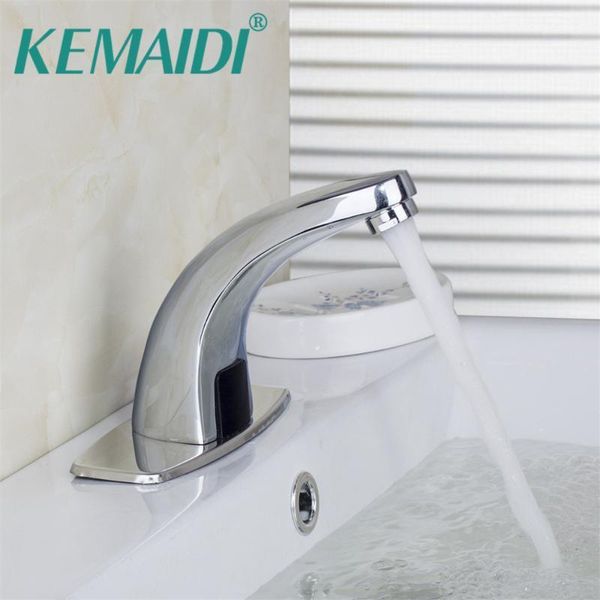 

bathroom sink faucets kemaidi automatic faucet hand touch sensor tap electronic mixer deck mounted faucets1