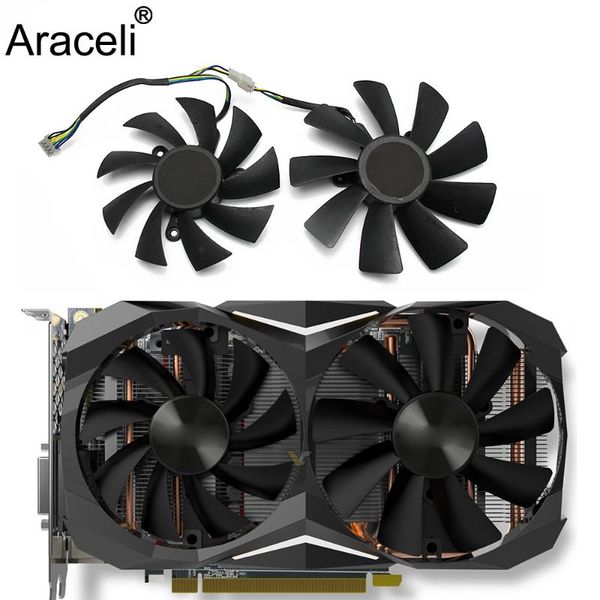 

87mm ga92s2h 100mm g gaa8s2u 4pin cooler fan for zotac gtx 1060 1070 ti mini ha 1080 ti mini dual graphic card cooling fan