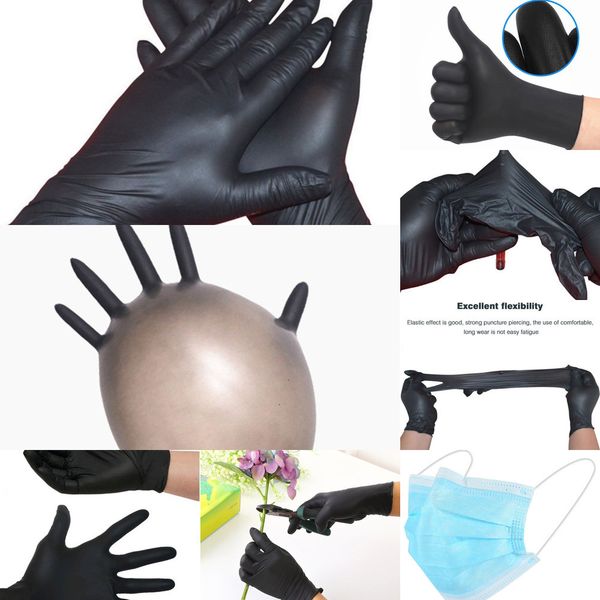 

wholesale gloves nitrile food gloves wear resistance disposable testing household cleaningwbvp nzkz