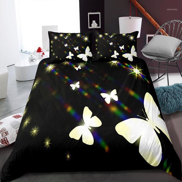 

star butterfly bedding set,galaxy fantasy duvet cover set,bedspreads for girls,polyester bedclothes,home bedroom decor bed set1