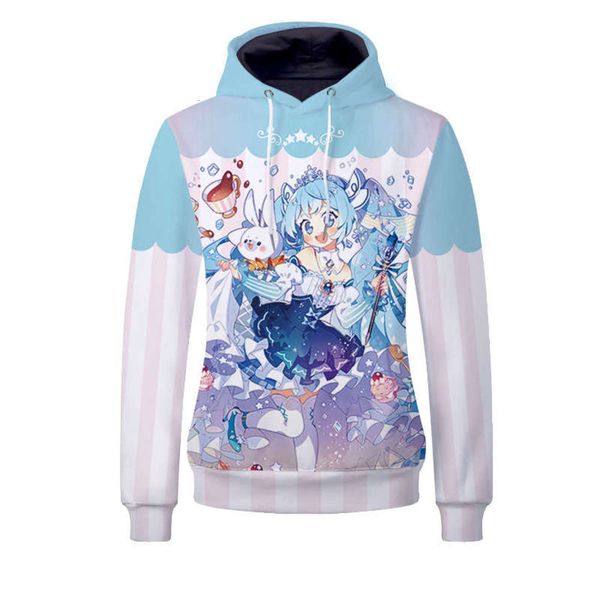 

surrounding and women's sportswear fashion animation hooded casual men's wear, Black;gray