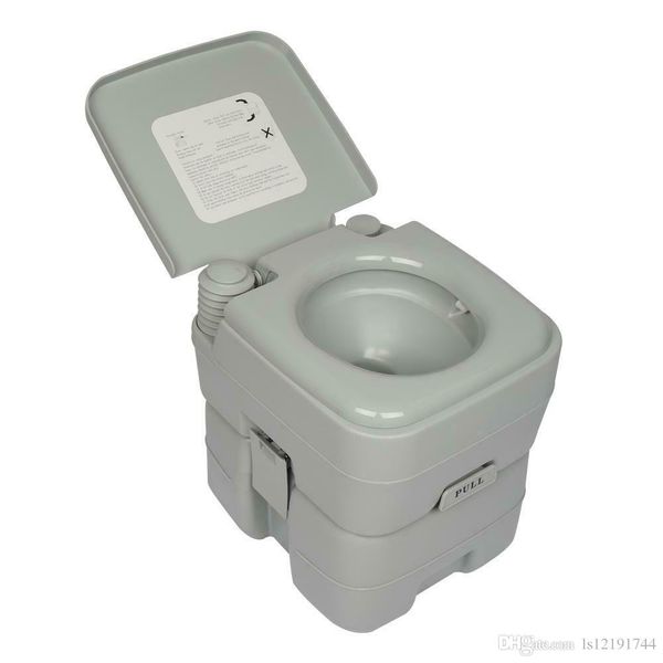

20l portable camping toilet flush porta travel outdoor vehicle boat toilet potty