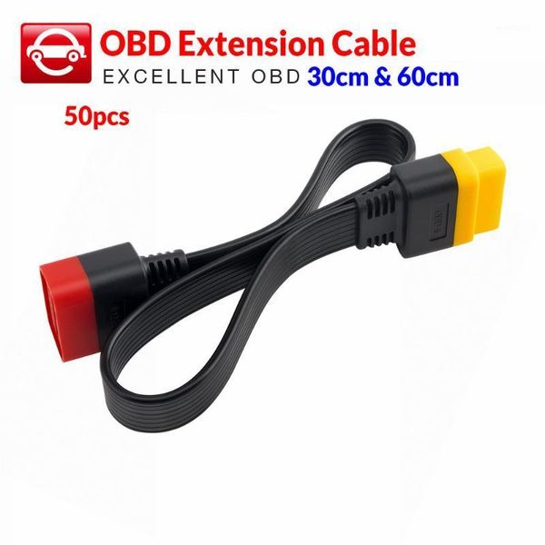 

50pcs obd extension cable for x431 v/v+/pro/pro 3/easydiag 3.0 length 30cm 60cm1