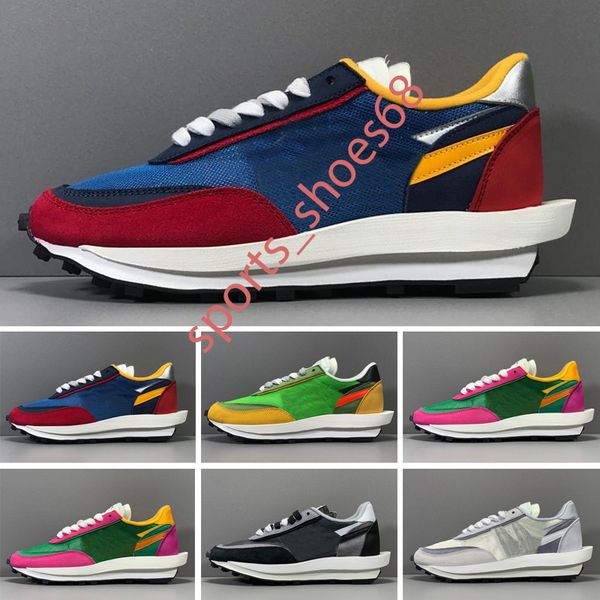 

2021 new basketball shoes waffle pegasus fragment daybreak chunky dunky ldv men women running shoes undercover white nylon mens trainers, White;red