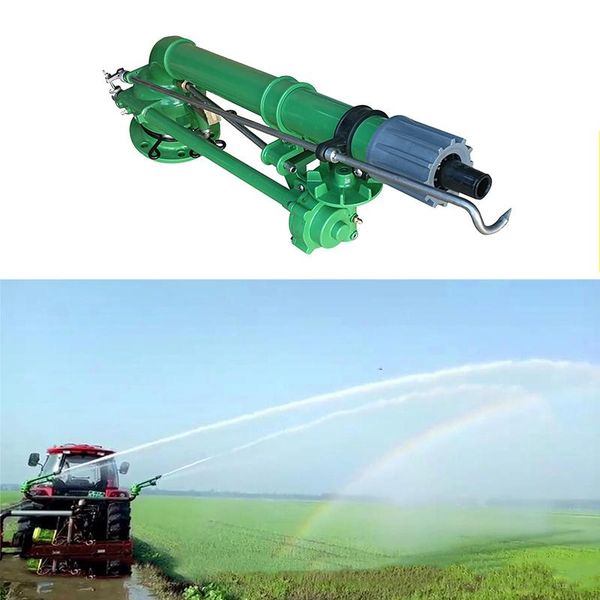 

garden hoses metal flange big water irrigation sprinkler rain gun sprayer for dust suppression