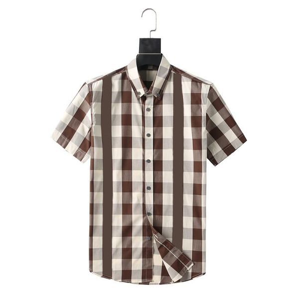 

2022 luxury designer men's shirts fashion casual business social and cocktail shirt brand spring autumn slimming the most fashionable c, White;black