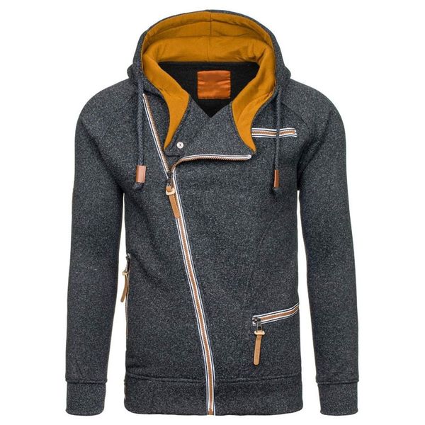 

zogaa hoodies casual jackets of men jacket outward spring sweater thin warm man hoodie zc1w, Black
