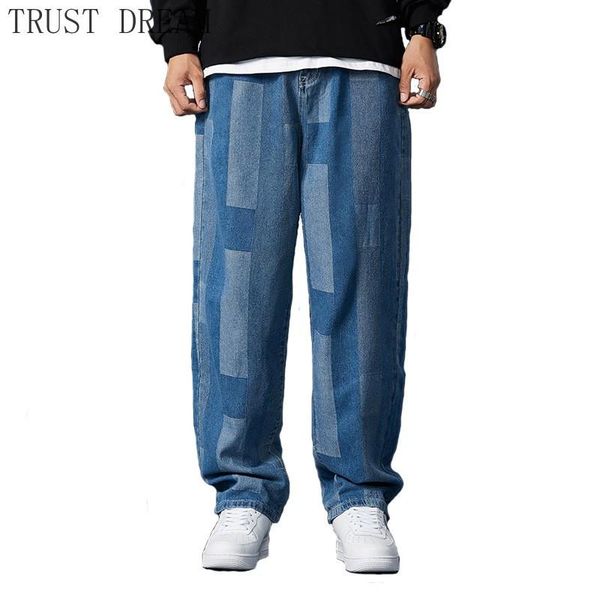 

men jeans loose, Blue