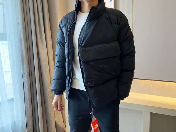 

winter big pockets couples cotton coat upper body is very spiritual chunya anti-coating fabric is comfortable, Black