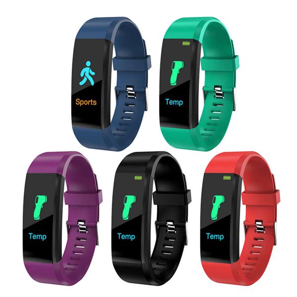 

115plus band intelligent blood prsure measurement exercise and bluetooth bracelet android ios