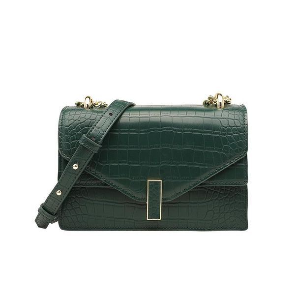 

new women's bag fashionable alligator pattern small square bag