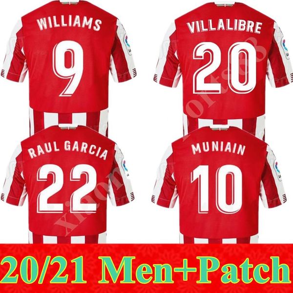 

20 21 bilbao soccer jersey athletic williams muniain aduriz football shirts i.martinez raul garcia camiseta de futbol men uniforms jerseys, Black;yellow