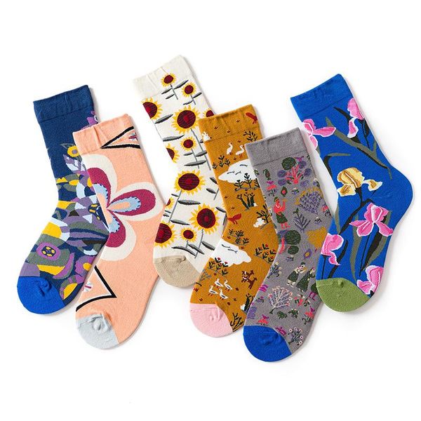 

new style french design novelty cartoon street short cotton socks happy women men warm funny personality creative socks wmtyxz, Black