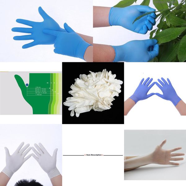 

the 50pcs/lot dishes real clean housework new waterproof rubber disposable latex gloves lab s66d