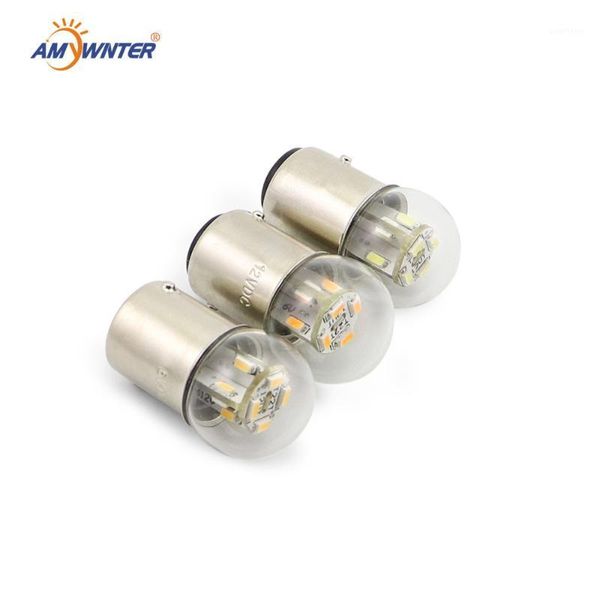 

mini bulb 24 36 48v motorcycle lamp g18 6v led equipment signal indicator lamp auto light source turn signal rear bulb1