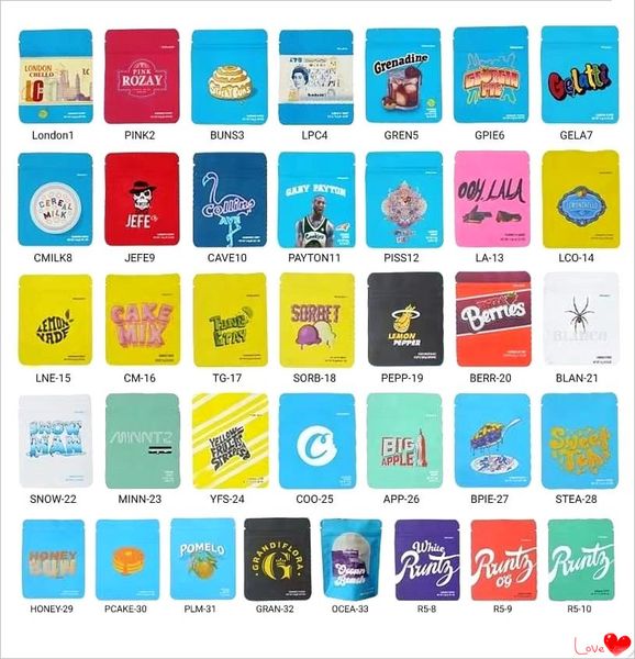

cookies vaporizer bag 35 types 3.5g 1 8 california medellin ya hami londonchello pineapple packaging mylar cookies runtz bags dry herb vape