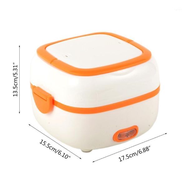 

multifunctional electric lunch box mini rice cooker heater steamer bowls1