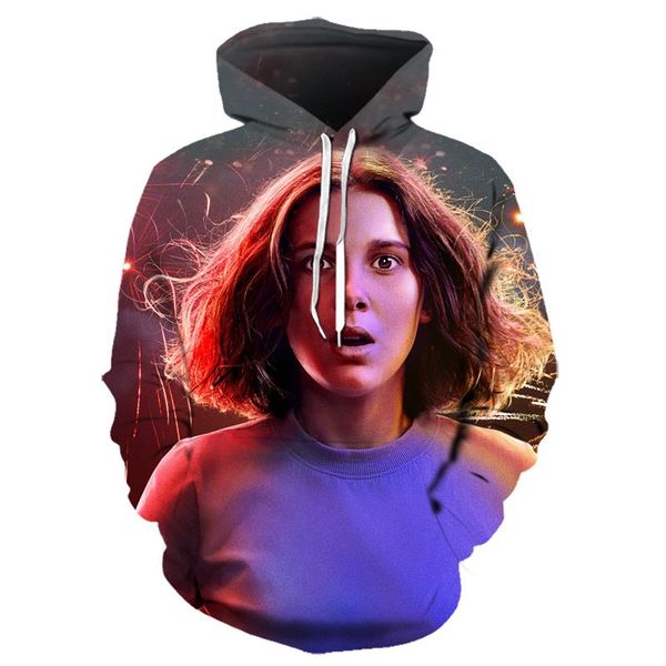 

women/men stranger sweatshirt things hoodies fashion printed long sale clothes hooded 2020 sleeve casual streetwear 3d wpmbm, Black;white