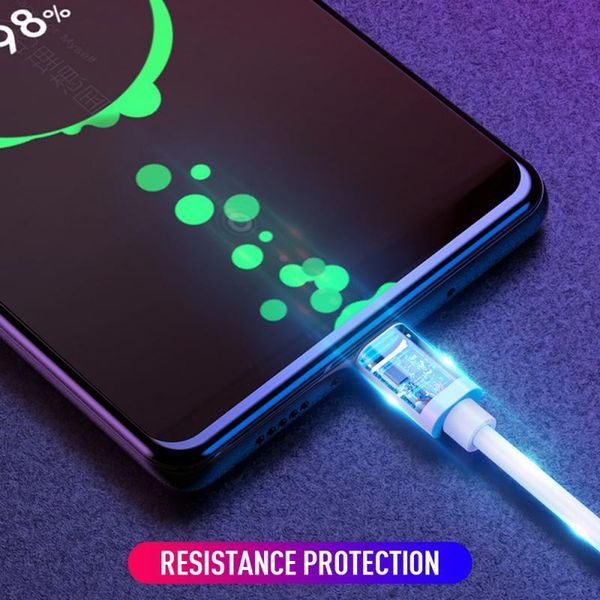 

type-c cable 1m/2m 5a super charge data cable usb charger for huawei p30 p20 samsung xiaomi mobile phone charger
