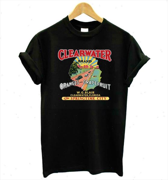 

florida vintage poster print women tshirt cotton casual funny t shirt for lady girl tee hipster drop ship kt 13, White