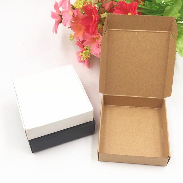

20pcs small kraft paper box packaging rectangle gift paper soap box packaging kraft gift cardb bbyzjh