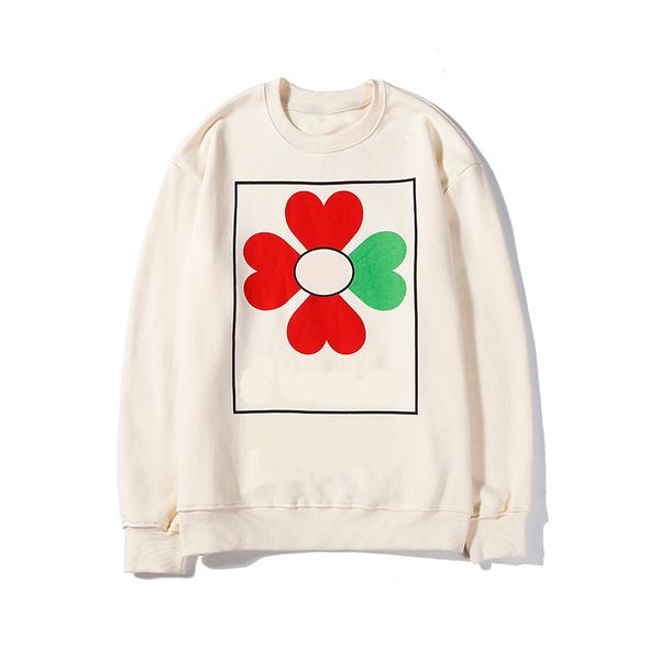 

men women trendy hoodies casual pure color letter flower pattern print mens streetwear pullover sweatshirts womens clothing wholesale