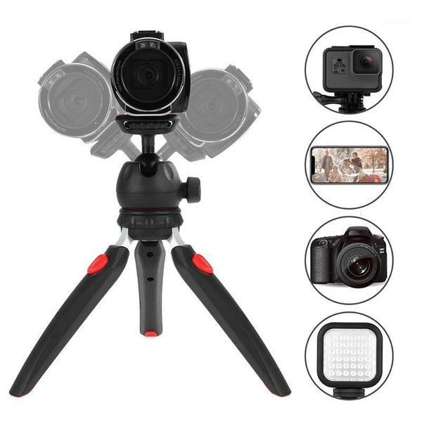 

tripods portable andoer mini tabletripod stand phone camera ball head with 1/4" screw for dslr dv led video light1