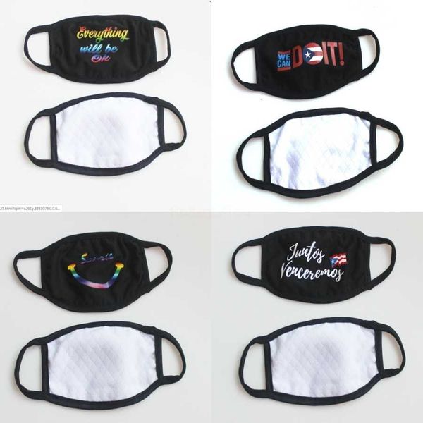 

cute bear party kids fun anime fancy dress lower alf face mouth muffle dust warm windproof cotton mask black white#309