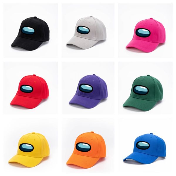 

game among us ball cap boy girl sports baseball caps cartoon peaked cap sunhat casual snapback casquette men women visor hats e120806, Yellow