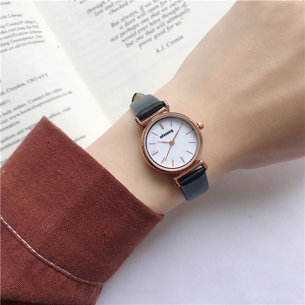 

girls small plate birthday gift ins wind watch delicate ribbon small dial temperament simple korean version students, Slivery;brown