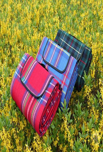 

outdoor waterproof grid pattern camping mat foldable picnic blanket beach mat baby climb plaid blanket 200150cm wmtbrw five2010
