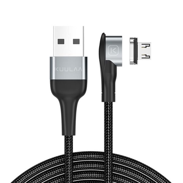 

kuulaa kl-o140 1m usb to micro usb angle head magnetic charging data cable