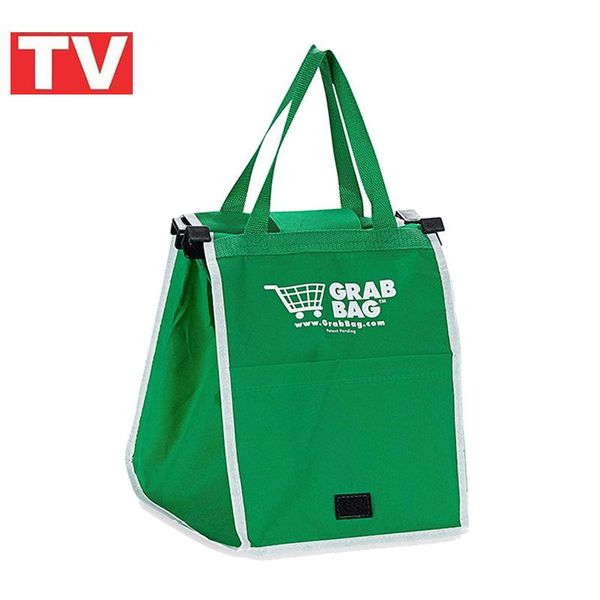 

shopping bags tv products grab bag supermarket green environmental protection