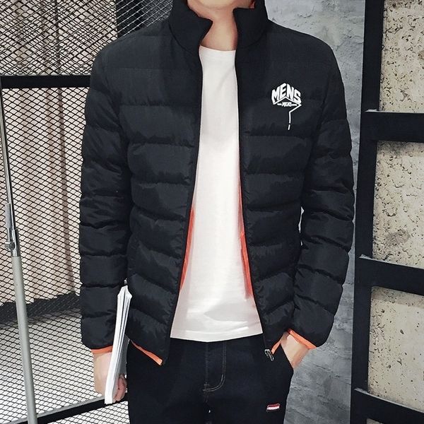 

zogaa fashionable winter cotton puffer down jacket thicken parka outwear coat plus size m-4xl from men's thin parkas clothes wj19, Black