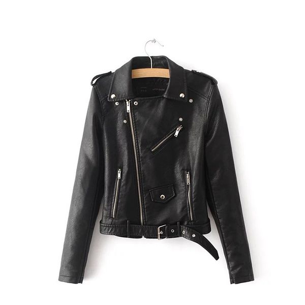 

schinteon pu кожаная куртка мотоцикл biker slim женщины яркие цвета повседневные валики schinteon pu f jllpxn, Black;brown