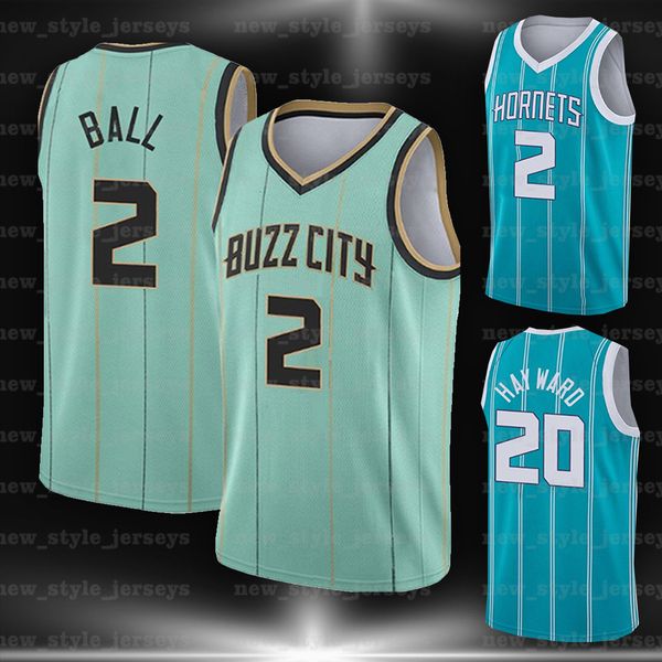 

2 lamelo 20 gordon ball terry hayward charlotte hornets men rozier basketball jerseys cody zeller, Black;red