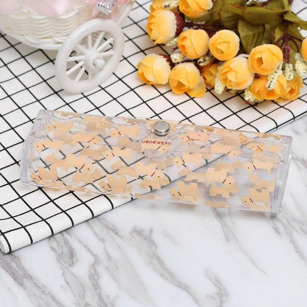 

1 шт. симпатичные очки для животных мягкий чехол прозрачный стеклянный зрелище для хранения защиты солнцезащитные очки для туристических очк