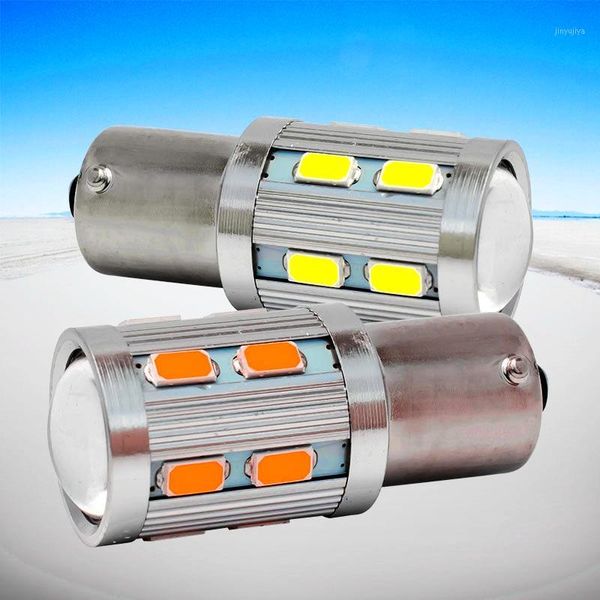 

emergency lights 2pcs 1156 ba15s p21w 16 led 5630 5730 smd car tail bulb brake auto reverse lamp daytime running light red white yellow 2x1