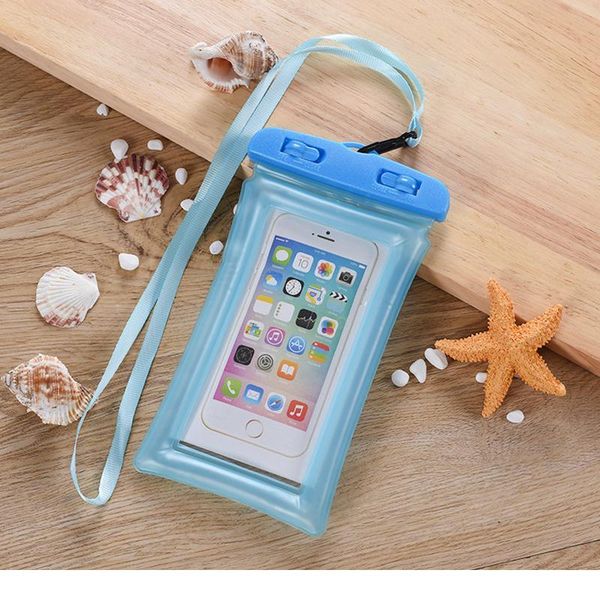 

universal mobile phone pouch swimming bag waterproof touchscreen cellphone pouch swim mobilephone case for iphone huawe jllfzf