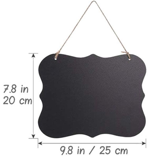 

cloud shape hanging wooden blackboard double sided erasable chalkboard wordpad diy message black board office school supplies db 15 k2