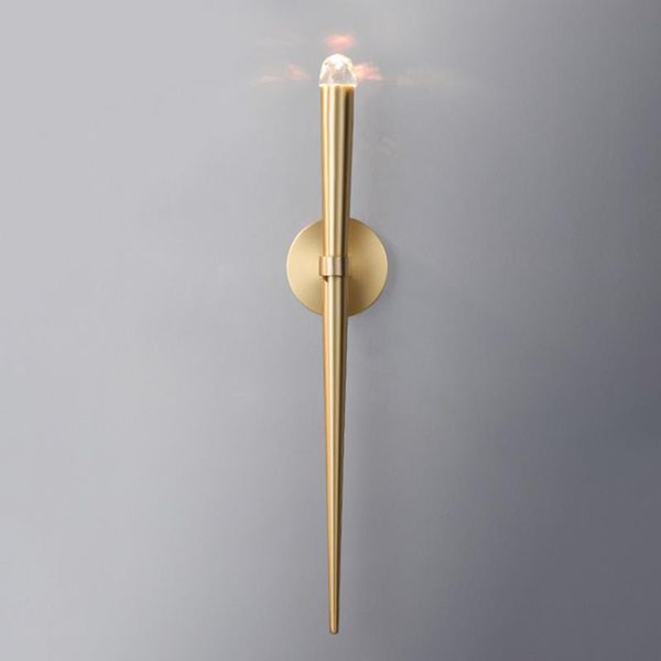 

rh postmodern crystal wall lamp nordic простой ресторан бар проход лестницы настенные браки гостиной спальня прикроватные светильники