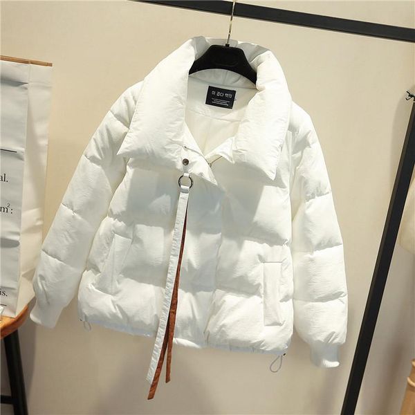

women's down & parkas cotton winter korean loose bread clothing small wool size thickened short coat women elegant, Black