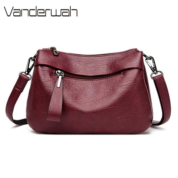 

totes soft leather ladies shoulder messenger bag fashion luxury handbags women bags designer simple crossbody for 2021 sac