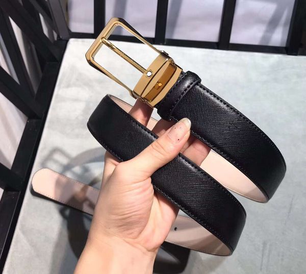 

mens leather belt black belt buckle gold polished design belts new fashion designer belt new, Black;brown