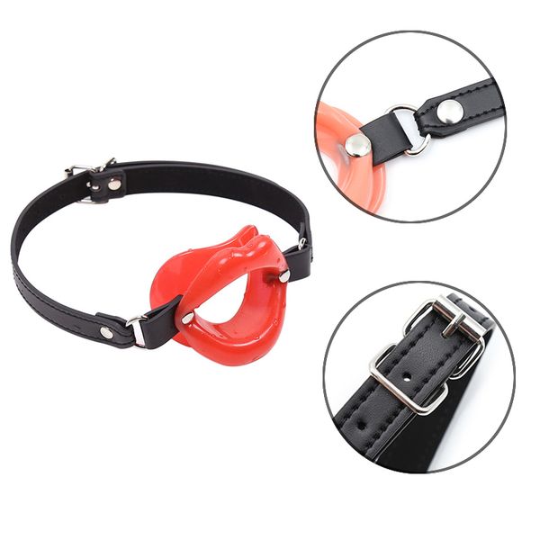 

lips rubber leather open mouth oral fetish slave bondage ring erotic game lingerie couples toy for woman products
