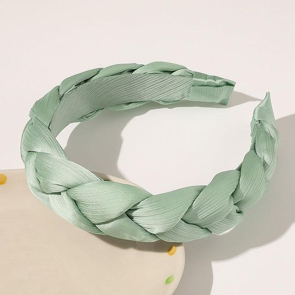 

twist braid wide wrinkled vintage headband solid color women headband fashion satin head hoop hairband turban hair accessories q sqcrwt