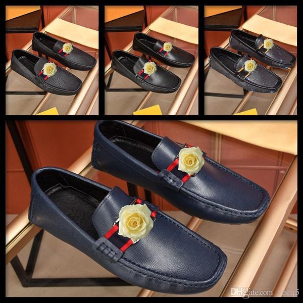 

men shoes loafers casual shoes fashion mens shoe genuine leather men's loafers mans moccasins slip on shoes men's flats orange, Black