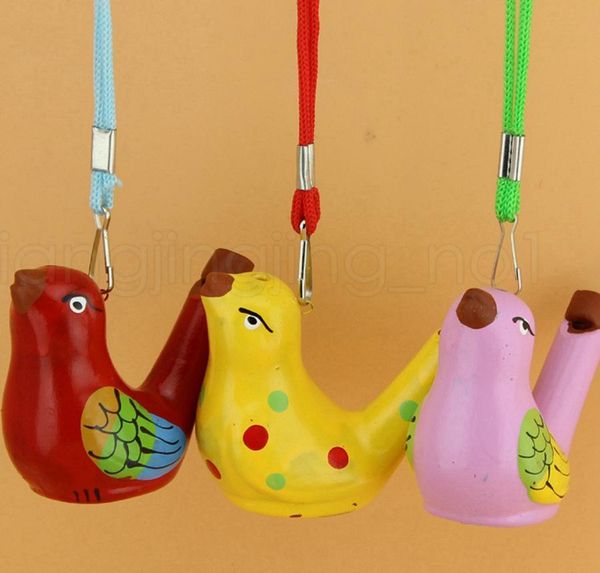 

ceramic water bird whistle spotted warbler song chirps home decoration for children kids gifts bbykia packing2010